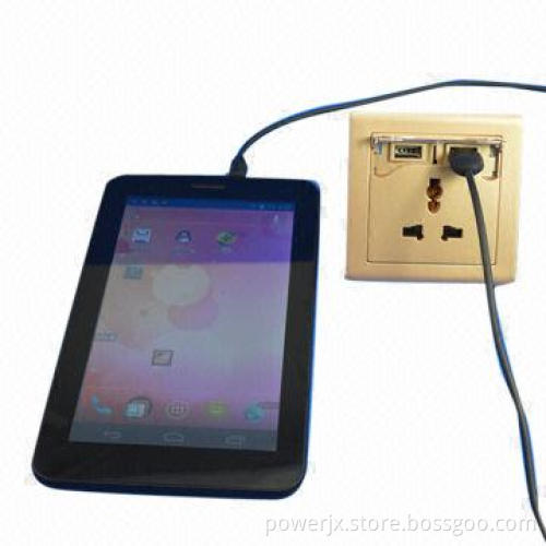 Decorator Duplex Dual-outlet USB Panel Socket, USB3.0 Chargeable Devices